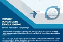 Partnerski projekt budowy instalacji odnawialnych źródeł energii dla Gmin Województwa Małopolskiego