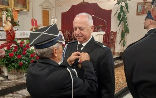 Wręczenie Orderu dla Wójta Gminy Dębno Wiesława Kozłowskiego