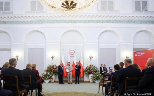 zdjęcie w Pałacu Prezydenckim