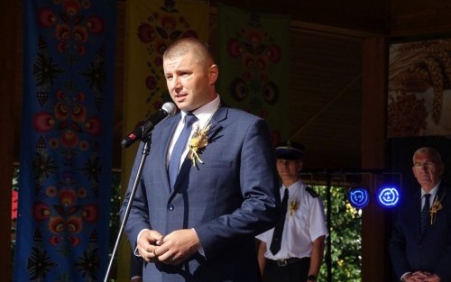 Przewodniczący Rady Gminy Dębno Piotr Matura