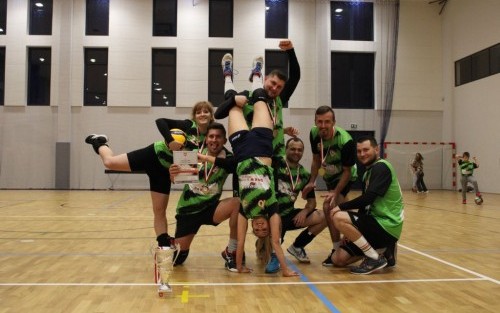 Zwycięska drużyna ,Volleycoster''