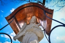 Figura św. Jana Nepomucena w Sufczynie już odnowiona