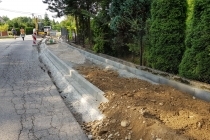 Gmina Dębno realizuje kolejną inwestycje związaną z budową nowego chodnika