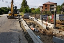 Gmina Dębno realizuje kolejną inwestycje związaną z budową nowego chodnika