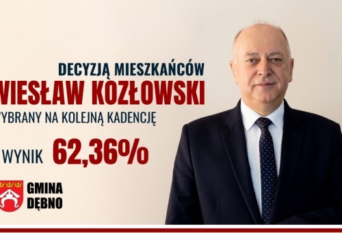 Wiesław Kozłowski wygrywa w I turze!